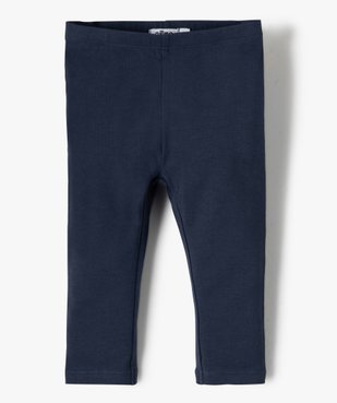 Legging long en coton stretch bébé fille vue1 - GEMO 4G BEBE - GEMO