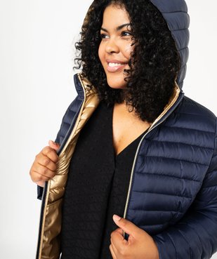 Blouson matelassé à capuche femme grande taille vue5 - GEMO (G TAILLE) - GEMO