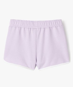 Short en maille avec taille élastique fille vue4 - GEMO 4G FILLE - GEMO