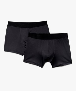 Boxers en microfibre avec large ceinture homme (lot de 2) vue3 - GEMO(HOMWR HOM) - GEMO