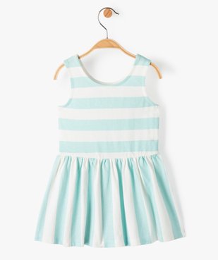 Robe bébé fille à rayures à bretelles vue3 - GEMO(BEBE DEBT) - GEMO