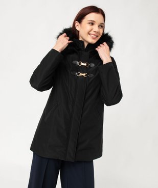 Parka femme avec capuche doublée vue1 - GEMO 4G FEMME - GEMO