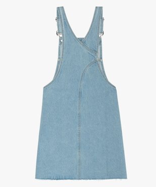 Robe en jean fille à bretelles vue2 - GEMO (JUNIOR) - GEMO