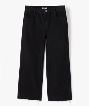 Pantalon fille large en toile de coton vue1 - GEMO (JUNIOR) - GEMO