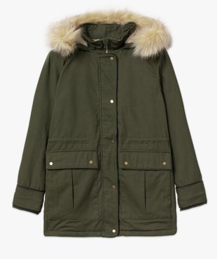 Parka à capuche et doublure chaude femme vue4 - GEMO(FEMME PAP) - GEMO