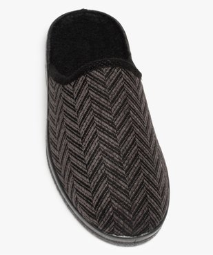 Chaussons mules à motifs chevrons homme vue9 - G'FLEX - GEMO