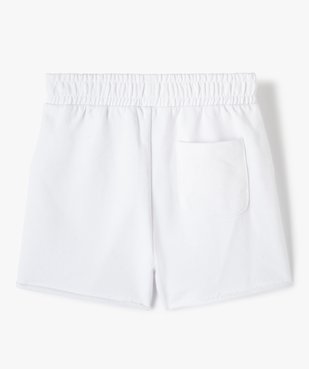 Short fille en jersey à taille élastiquée look sport vue3 - GEMO (JUNIOR) - GEMO