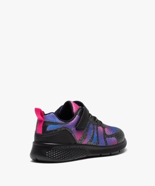 Baskets fille multicolores à paillettes style jogger  vue4 - GEMO (ENFANT) - GEMO