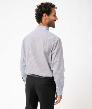 Chemise homme à micro-motifs vue3 - GEMO (HOMME) - GEMO