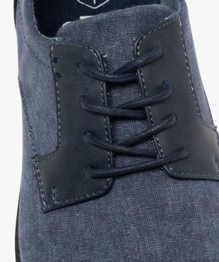 Derbies en toile homme vue6 - GEMO(URBAIN) - GEMO