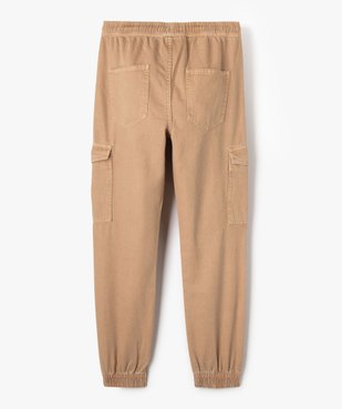 Pantalon cargo avec taille ajustable garçon vue4 - GEMO (JUNIOR) - GEMO