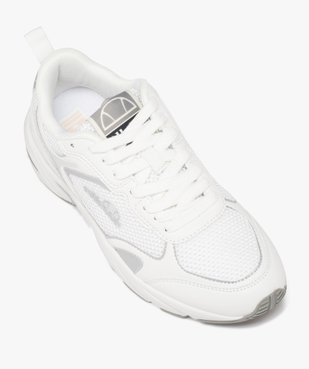 Baskets femme bicolores en mesh style running - Ellesse vue5 - ELLESSE - GEMO