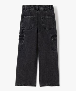 Jean Cargo Straight avec taille ajustable fille  vue3 - GEMO (ENFANT) - GEMO