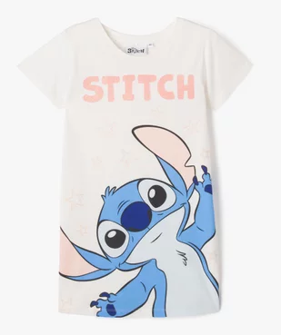 Chemise de nuit à manches courtes motif Stitch fille - Disney vue1 - LILO & STITCH - GEMO