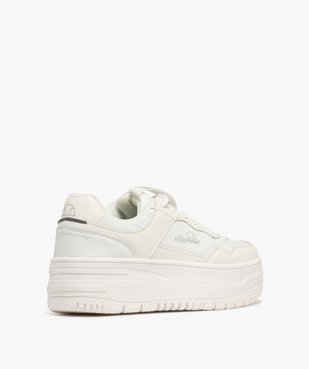 Baskets unies sur semelle plateforme femme - Ellesse vue4 - ELLESSE - GEMO