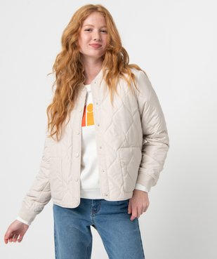 Blouson femme finement matelassé vue1 - GEMO(FEMME PAP) - GEMO