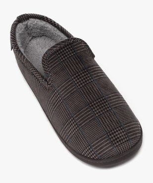 Chaussons homme pantoufles à motif Prince de Galles - Isotoner vue5 - ISOTONER - GEMO