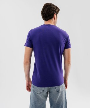 Tee-shirt manches courtes en coton imprimé homme vue3 - GEMO (HOMME) - GEMO