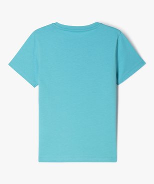 Tee-shirt manches courtes avec poche poitrine imprimée garçon vue4 - GEMO (ENFANT) - GEMO