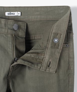 Pantalon garçon style jean slim 5 poches vue2 - GEMO 4G GARCON - GEMO