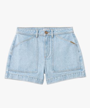 Short en jean ample à taille haute femme - LuluCastagnette vue4 - LULUCASTAGNETTE - GEMO