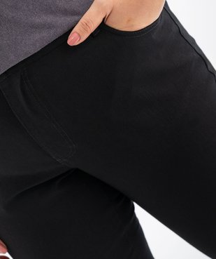 Pantalon regular en viscose stretch femme grande taille vue2 - GEMO (G TAILLE) - GEMO