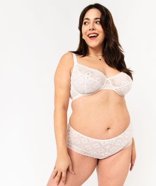 Shorty en dentelle femme grande taille vue3 - GEMO(HOMWR FEM) - GEMO