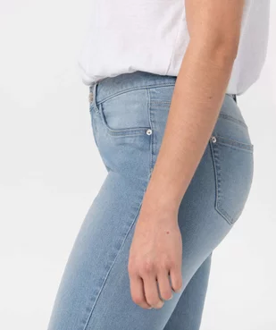 Pantacourt femme en jean coupe Slim vue2 - GEMO(FEMME PAP) - GEMO