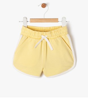 Short en maille et taille élastique bébé fille vue1 - GEMO 4G BEBE - GEMO