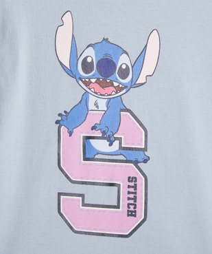 Pyjashort oversize imprimé Stitch fille - Disney vue2 - LILO & STITCH - GEMO
