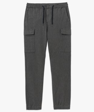 Pantalon jogger à motifs chevrons homme vue4 - GEMO (HOMME) - GEMO