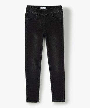 Jegging délavé avec taille ajustable fille vue1 - GEMO 4G FILLE - GEMO