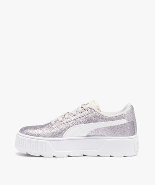 Baskets femme pailletées à semelle plateforme - Puma vue3 - PUMA - GEMO