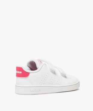 Baskets fille unies à scratch – Adidas vue4 - ADIDAS - GEMO