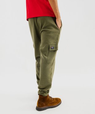 Pantalon de jogging en molleton douillet coupe cargo homme - Roadsign vue3 - ROADSIGN D - GEMO