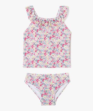 Maillot de bain 2 pièces à motifs fleuris bébé fille vue1 - GEMO 4G BEBE - GEMO