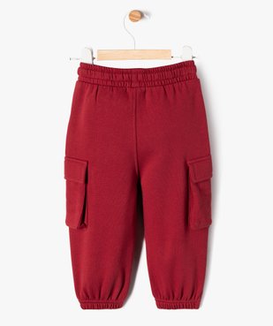 Pantalon en maille coupe cargo bébé garçon vue4 - GEMO(BEBE DEBT) - GEMO