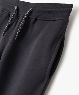 Pantalon de jogging avec intérieur molletonné garçon vue2 - GEMO (JUNIOR) - GEMO