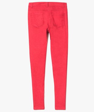 Pantalon slim uni effet plissé vue3 - GEMO (JUNIOR) - GEMO