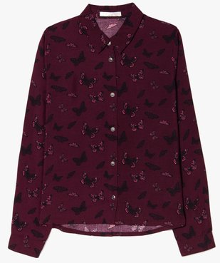 Chemise fluide boutonnée à motifs vue1 - GEMO (JUNIOR) - GEMO