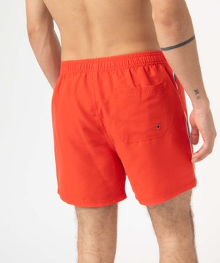 Short de bain homme look sportswear vue3 - GEMO (PLAGE) - GEMO