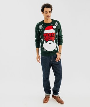 Pull de Noël à pompon homme vue4 - GEMO (HOMME) - GEMO