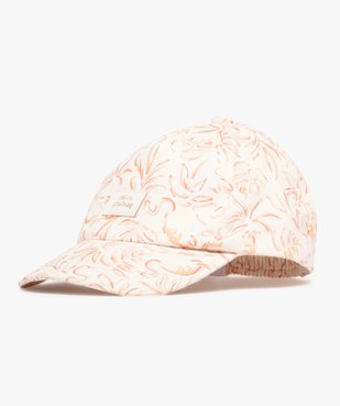 Casquette à motif feuillage bébé fille vue1 - GEMO(BEBE DEBT) - GEMO