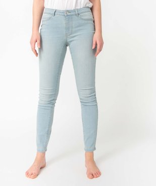 Jean femme délavé coupe slim vue2 - GEMO 4G FEMME - GEMO