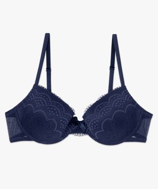 Soutien-gorge corbeille en dentelle à armatures vue4 - GEMO(HOMWR FEM) - GEMO