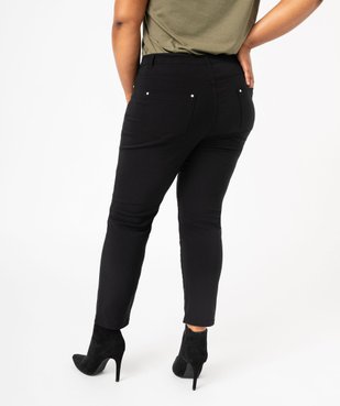 Pantacourt femme grande taille en toile extensible vue3 - GEMO (G TAILLE) - GEMO