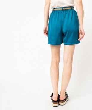 Short ample en matière satinée femme vue3 - GEMO(FEMME PAP) - GEMO