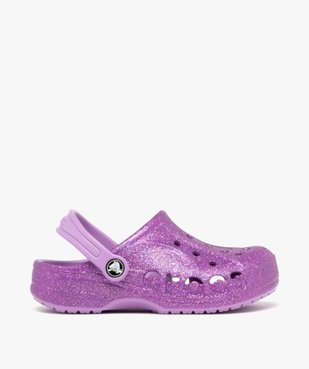 Sabots souples fille dessus perforé à paillettes - Crocs vue1 - CROCS - GEMO