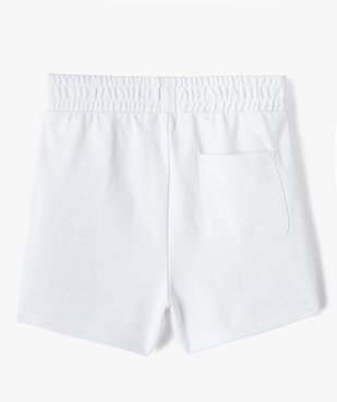 Short fille en maille avec large ceinture élastique vue4 - GEMO (JUNIOR) - GEMO