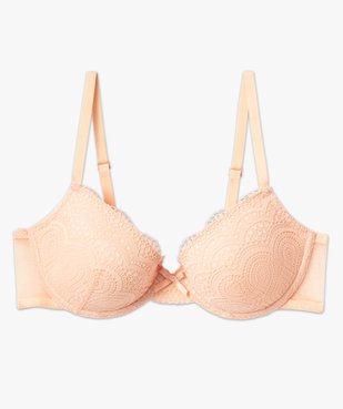 Soutien-gorge corbeille en dentelle à armatures vue4 - GEMO(HOMWR FEM) - GEMO